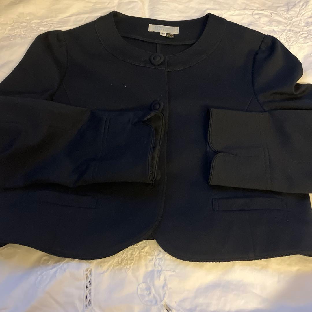 組曲kids レトロワンピース、ボレロ160cm（ネイビー）