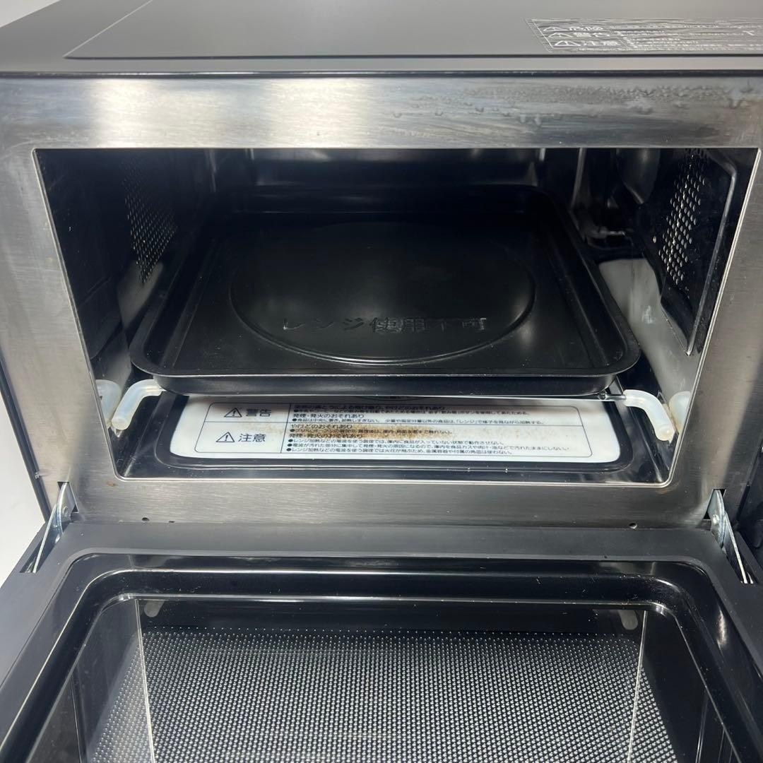 IRIS OHYAMA MO-F1805-B オーブンレンジ ブラック