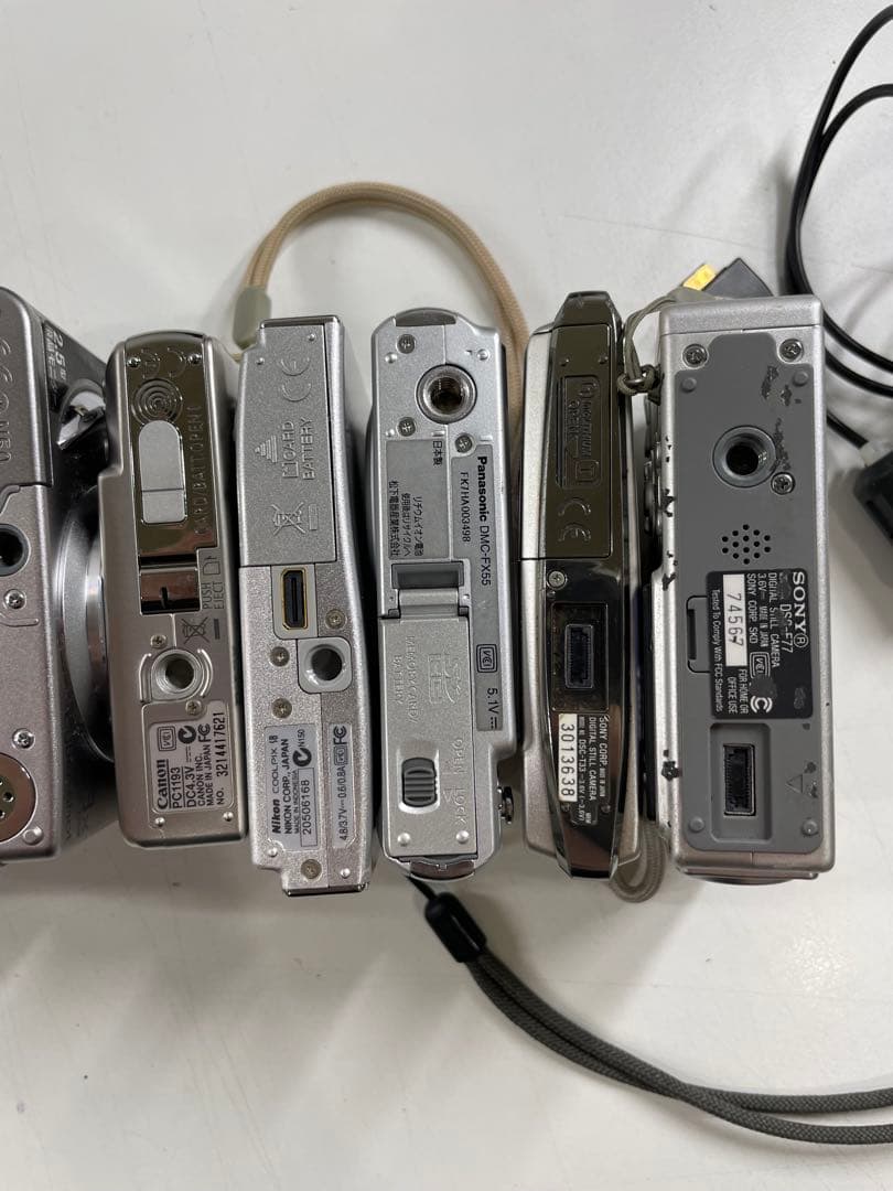 Nikon Canon SONY デジタルカメラ 12台セット シルバー