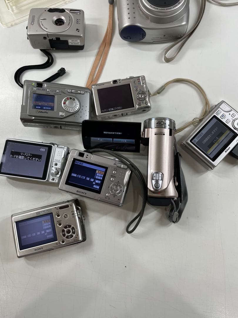 Nikon Canon SONY デジタルカメラ 12台セット シルバー