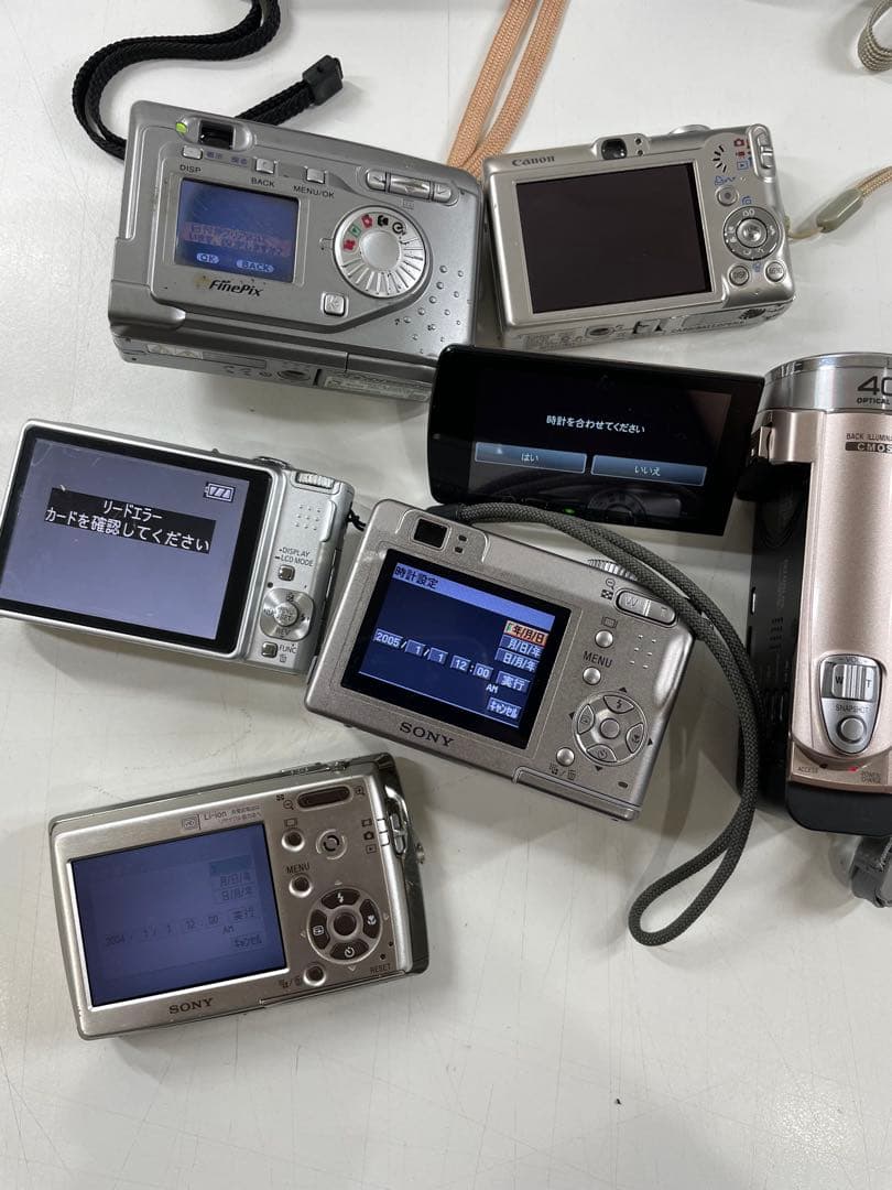 Nikon Canon SONY デジタルカメラ 12台セット シルバー