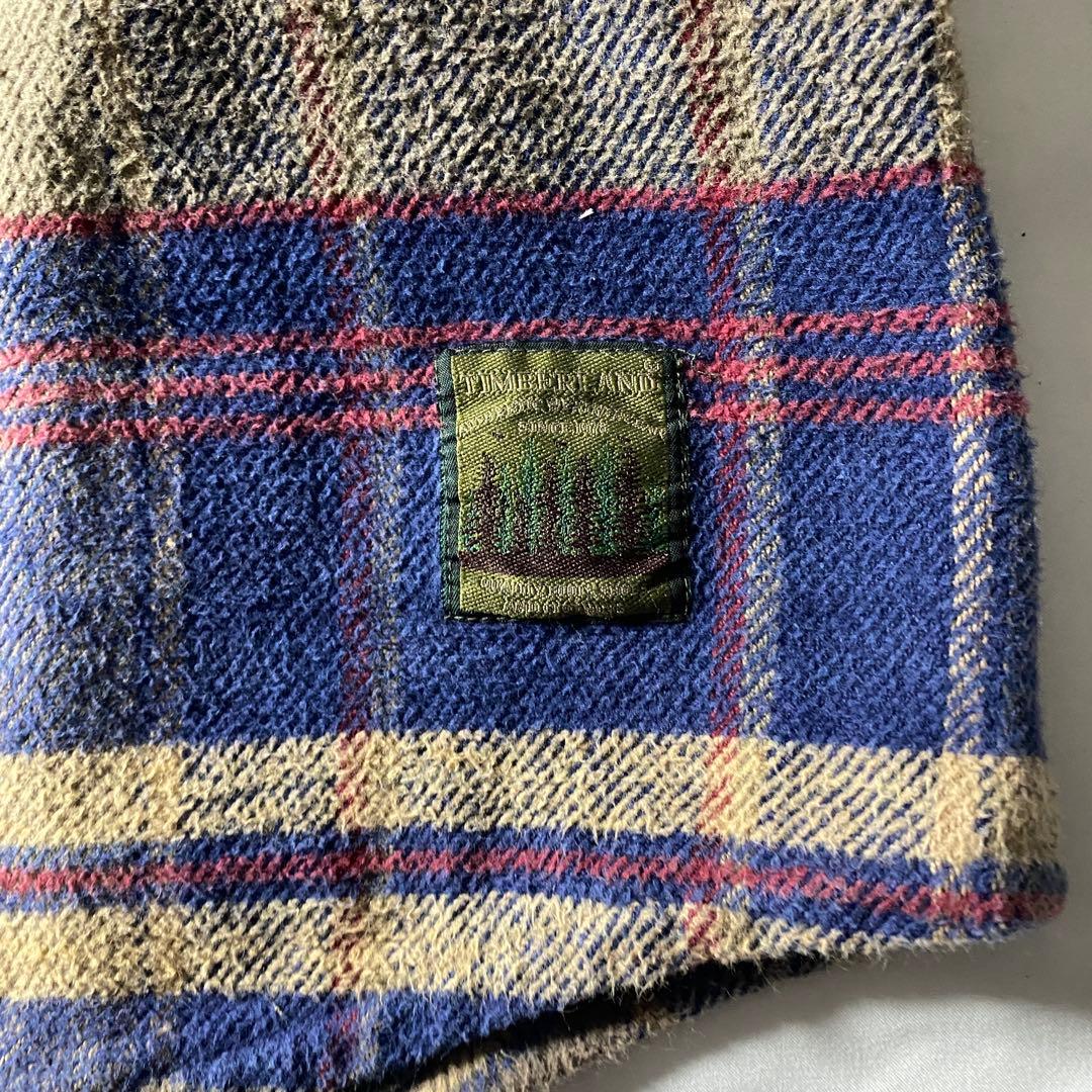 96年製 Timberland ヘビーフランネルアノラック
