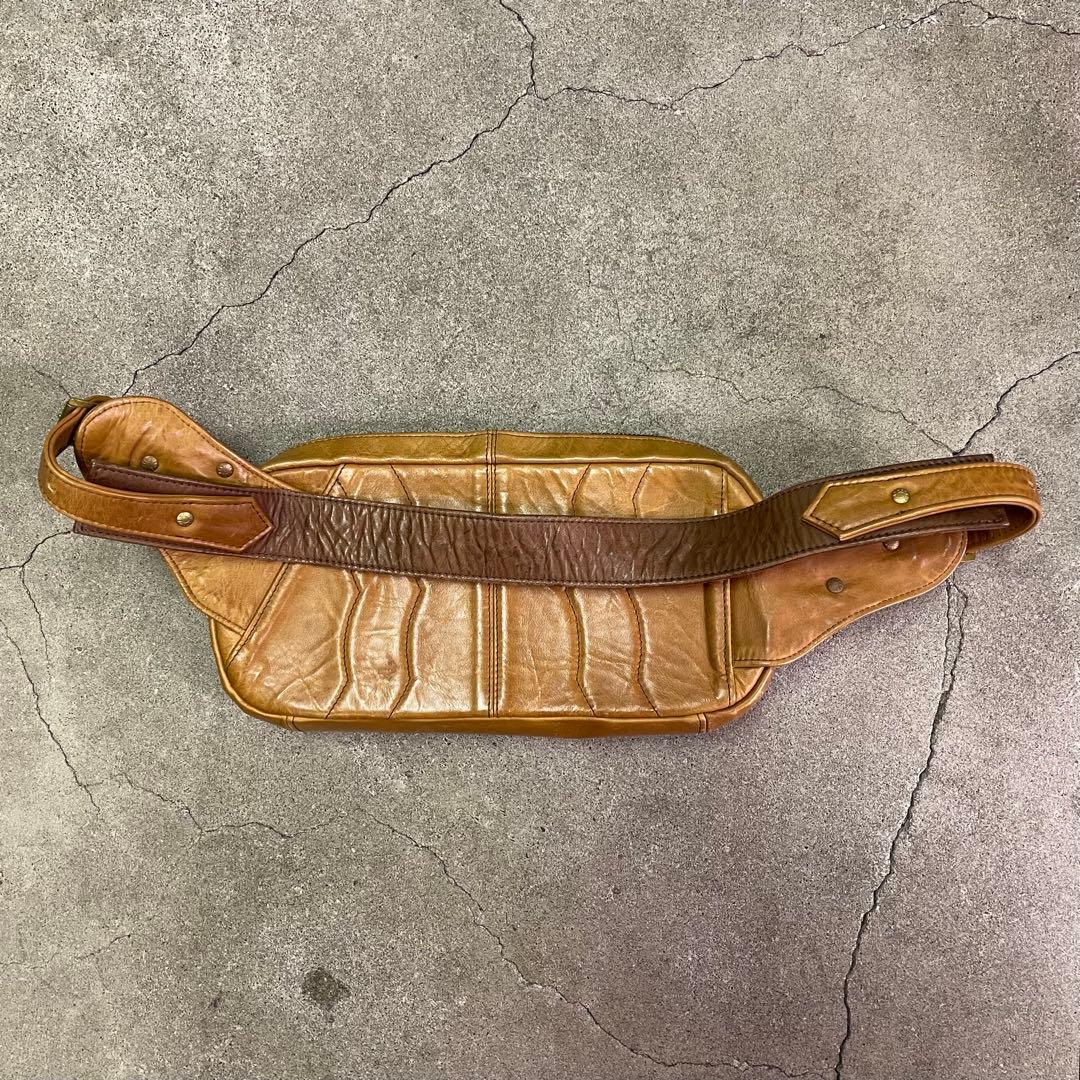 THE FLAT HEAD フラットヘッド ボディバッグ ホースハイド ブラウン