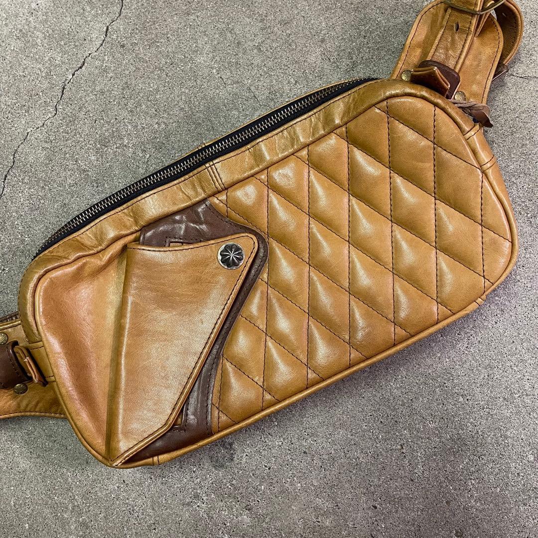 THE FLAT HEAD フラットヘッド ボディバッグ ホースハイド ブラウン