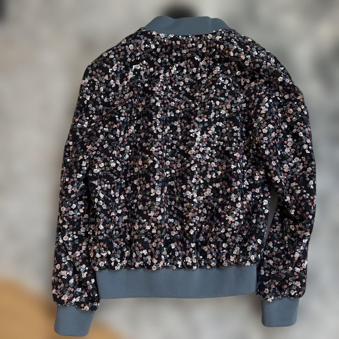 う*犬様 DSQUARED2 花柄刺繍 ジャンパー 46