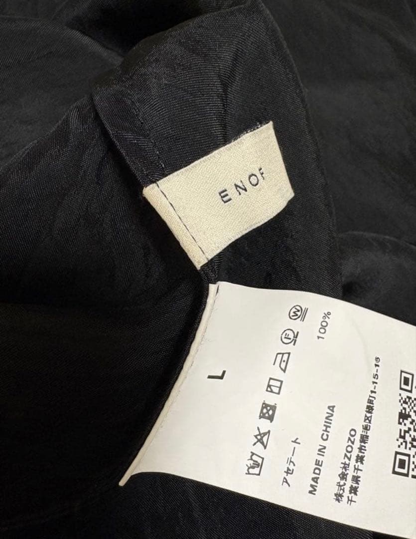 ENOF ace long skirt ブラック Lサイズ