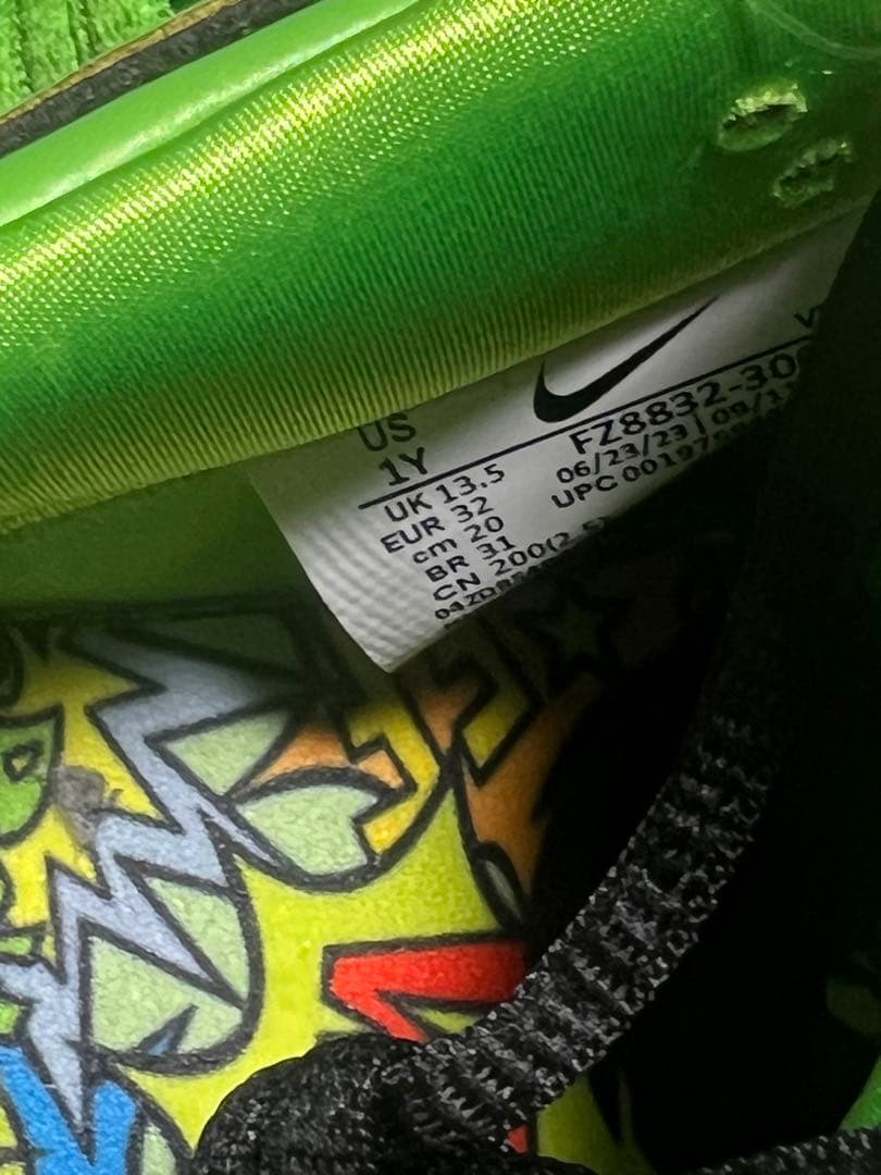 パワーパフガールズ ナイキ SB PS ダンク \"バターカップ 20cm キッズ