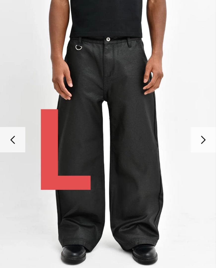 パンツ asapmode Stacked Oil Coating Pants SizeL