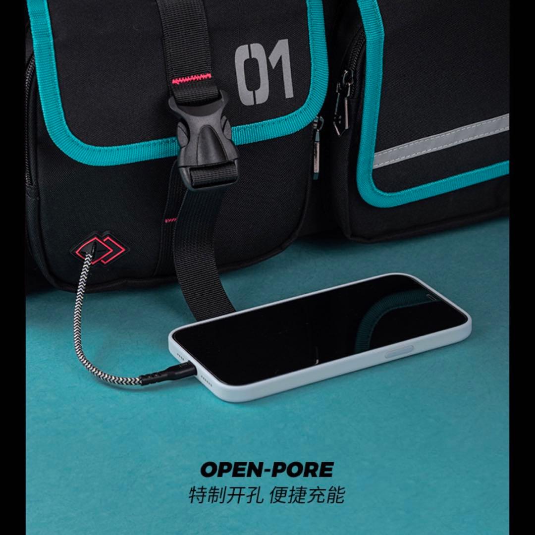 新品 初音ミク モチーフ ボストンバッグ 大容量 リュック＆ショルダー