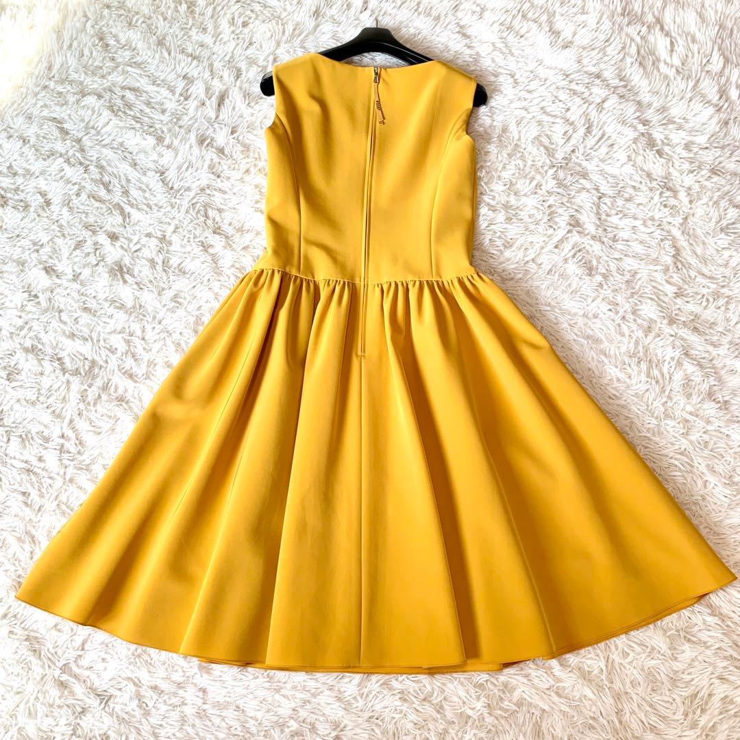 極美品✨希少カラー フォクシー タイムレス ドレス ワンピース フレア ギャザ