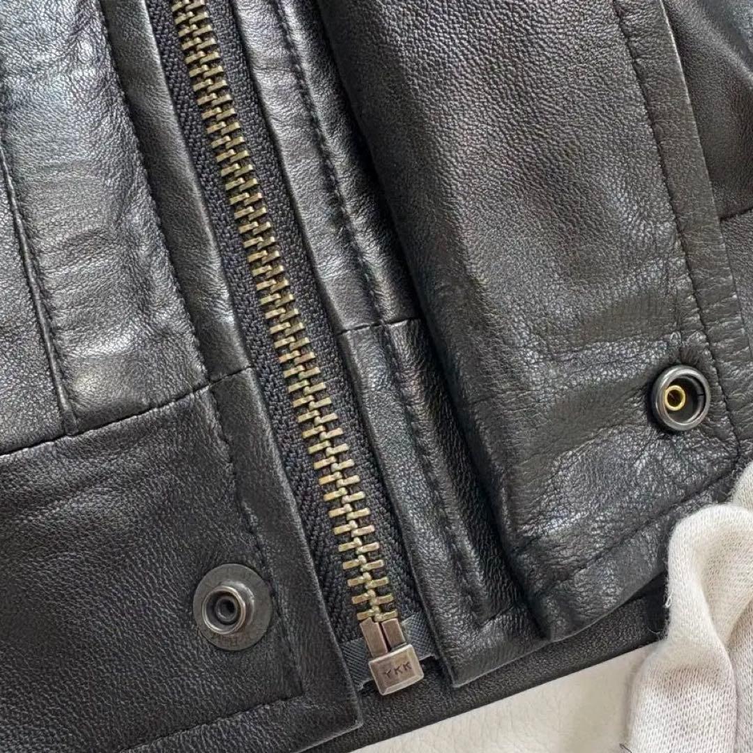 【極美品】BALMAIN PARIS ラムレザー ジャケット M ブラック