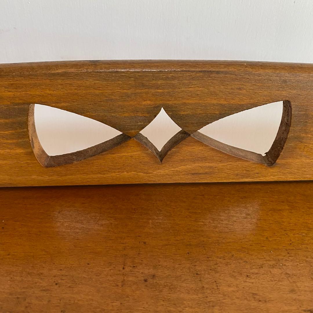 アンティーク オープンラック 本棚 木ネジ式 無垢材 透かし彫り z929