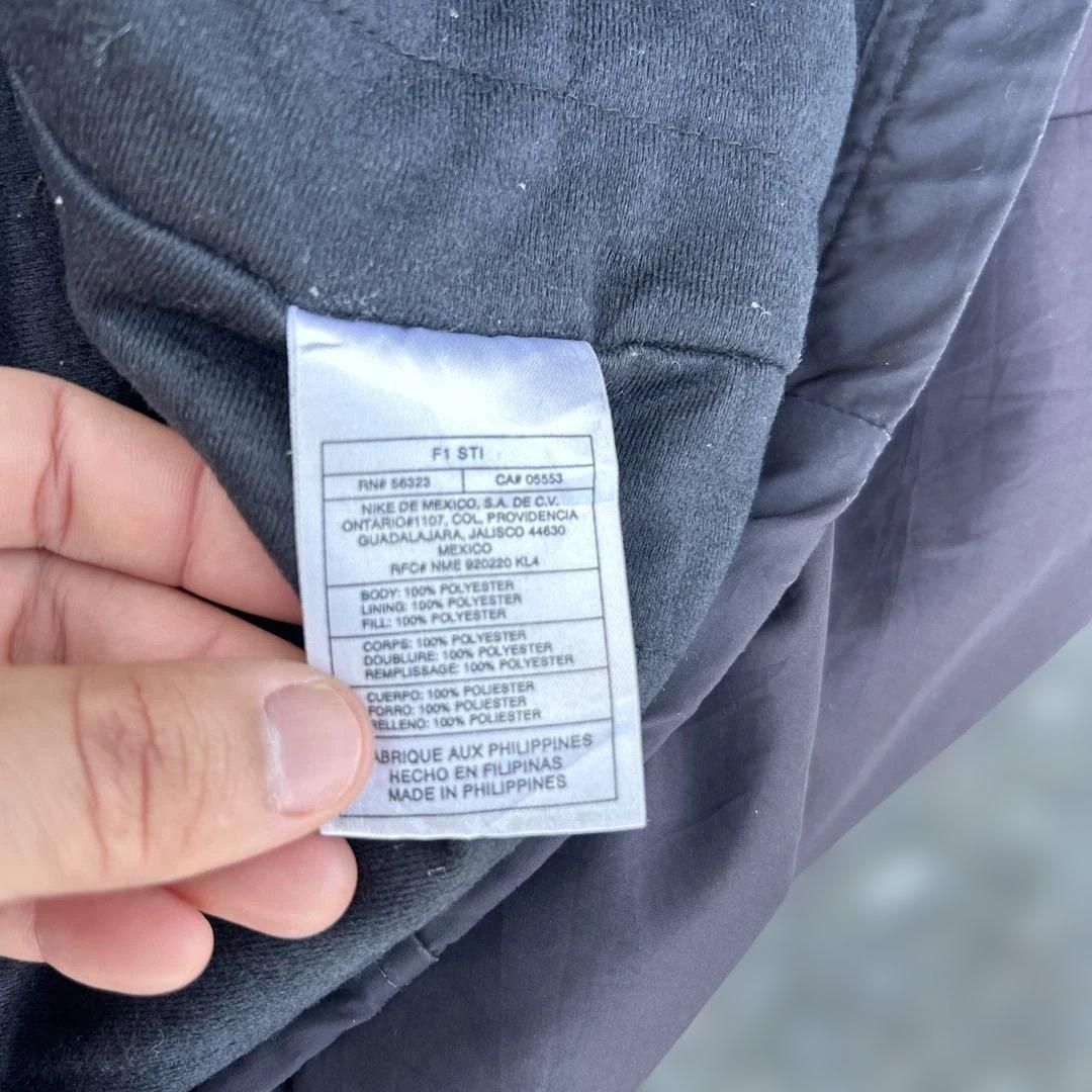 ソリッド Wファスナー 海外規格 NIKE 中綿ジャケット 2001年製