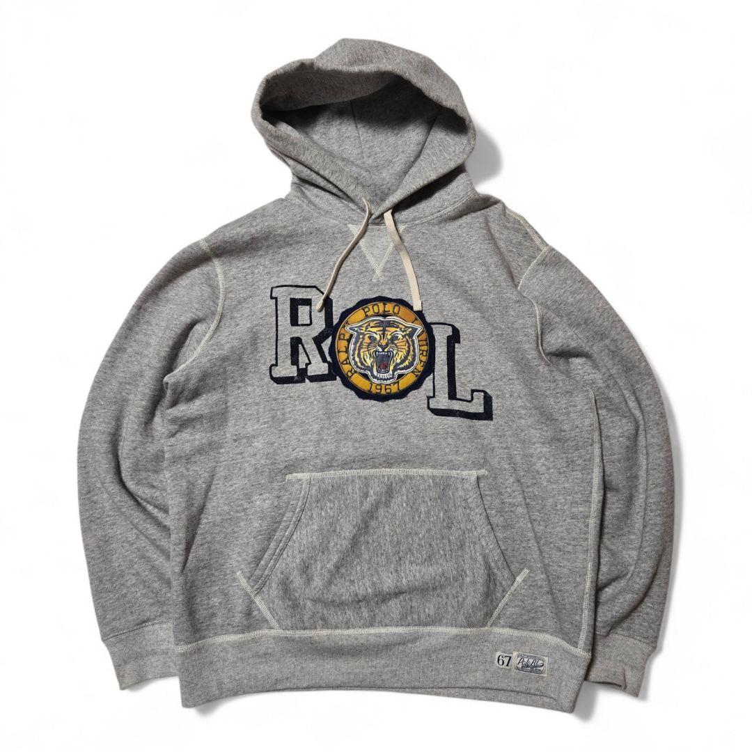 現行タグ　ポロラルフローレン タイガー ワッペン プルオーバー パーカー RL