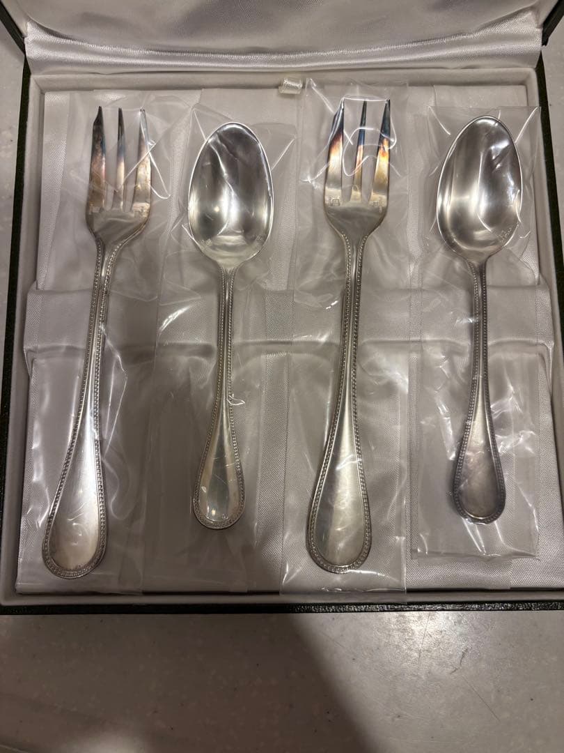 【訳あり】Christofle カトラリーセット 計3箱（スプーン＆フォーク）