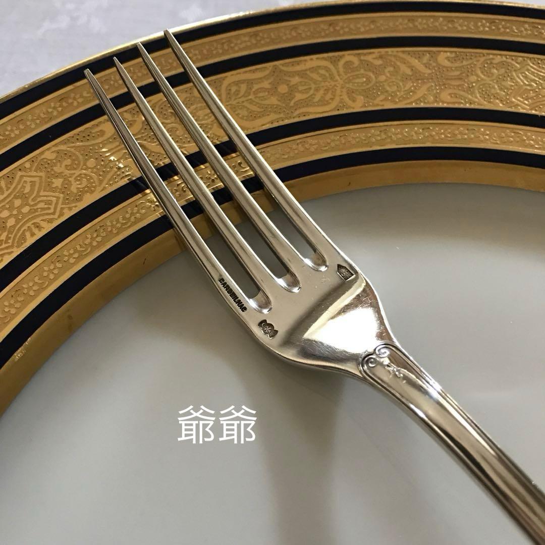 カルディヤック＆クリストフル／純銀 フォーク＆スプーン １組「マルメゾン」