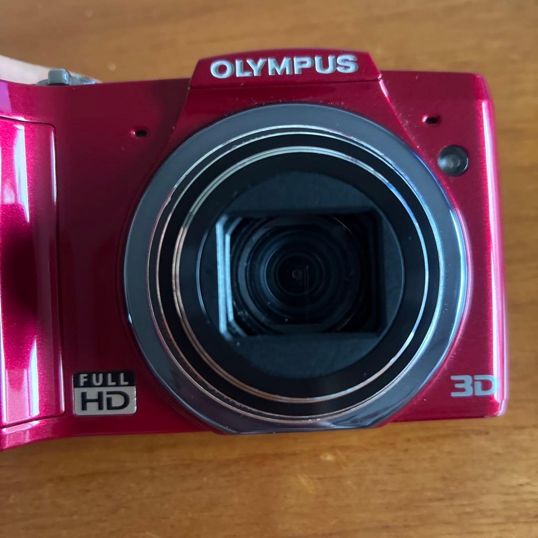 【美品】OLYMPUSデジタルカメラSZ-20 RED赤