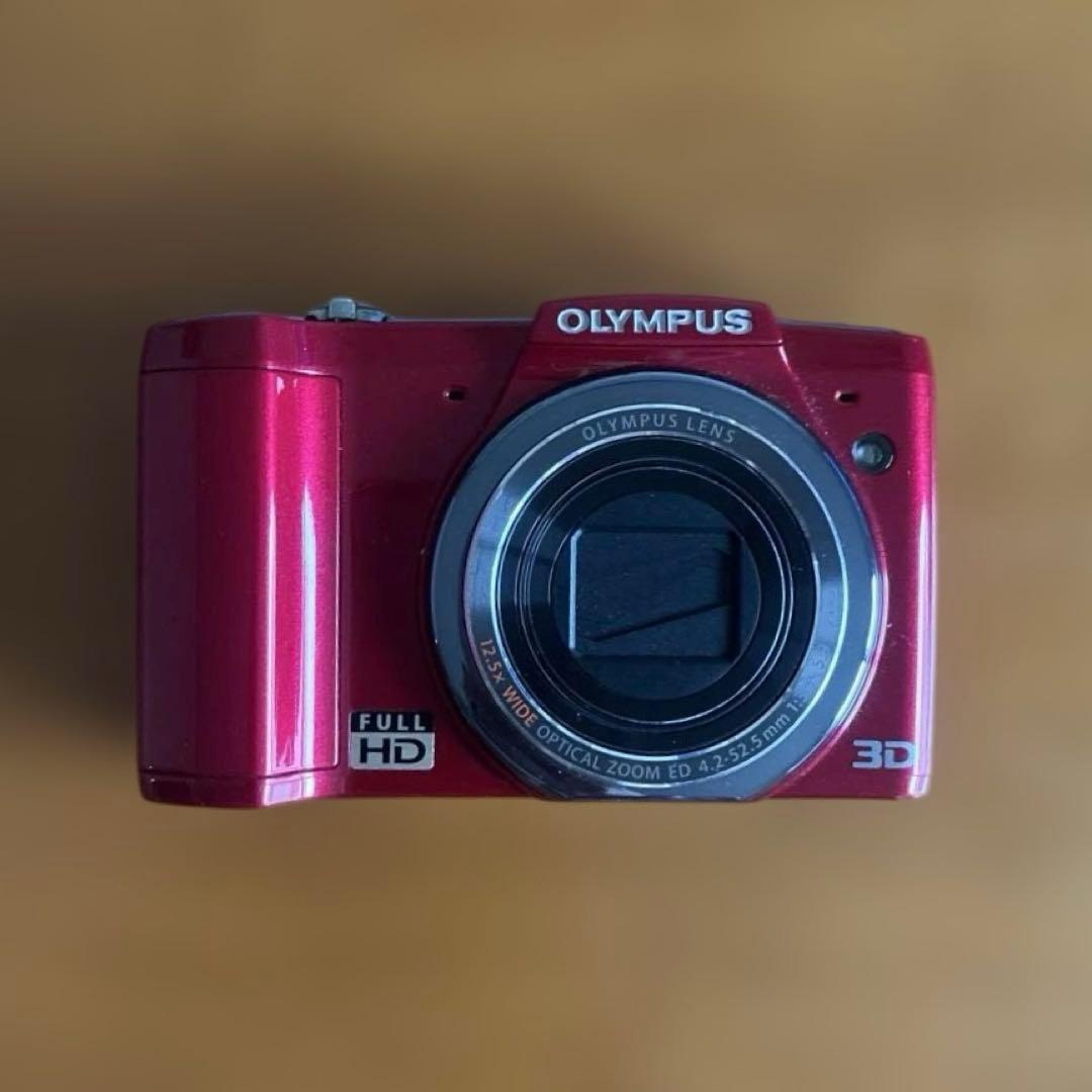 【美品】OLYMPUSデジタルカメラSZ-20 RED赤