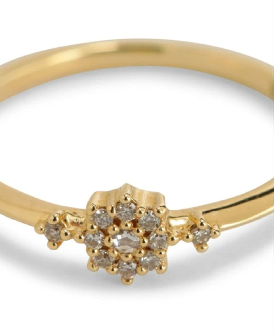 agete　アガット　K18　リング　7号　新品未使用