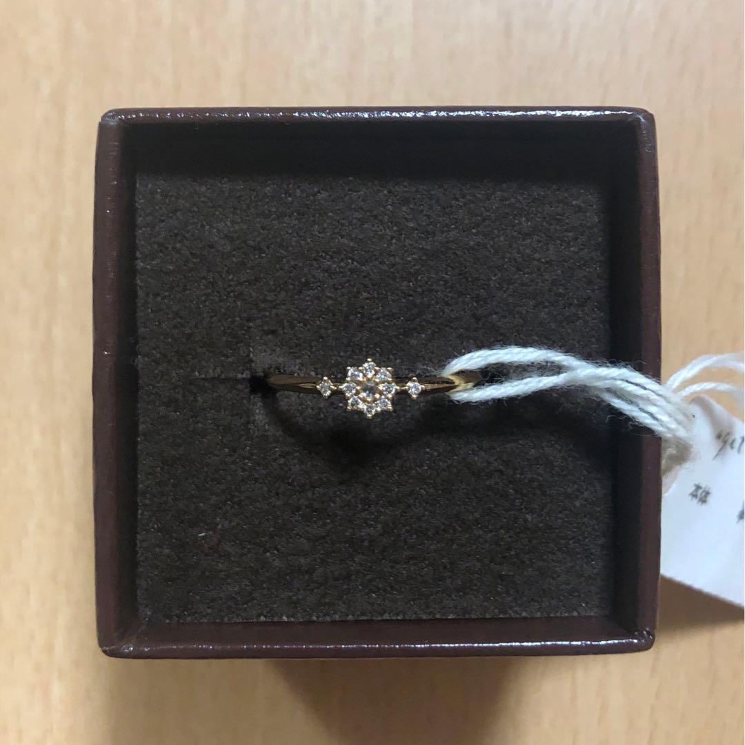 agete　アガット　K18　リング　7号　新品未使用