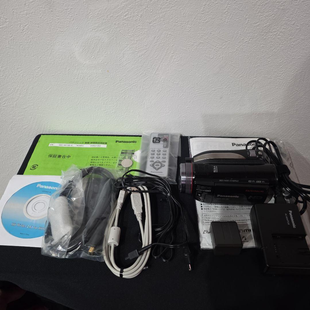 Panasonic パナソニック HDC-HS100-K 中古品