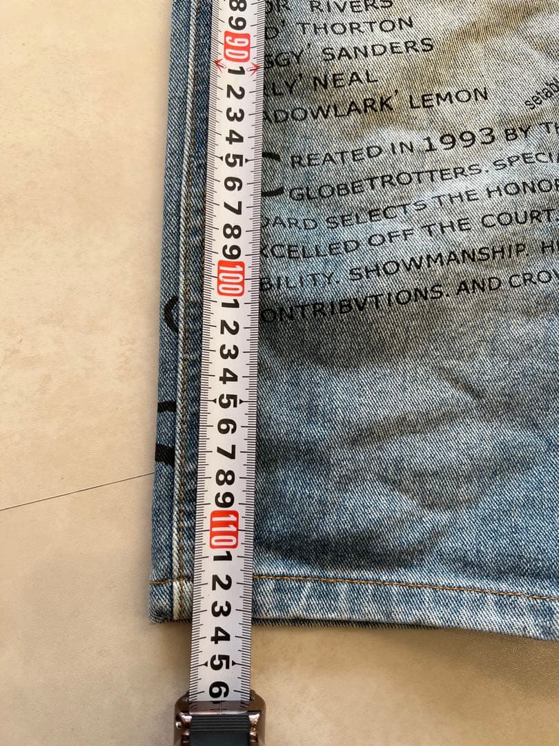 90s〜00s セミヴィンテージ FUBUHarlem グラフィックデニムパンツ