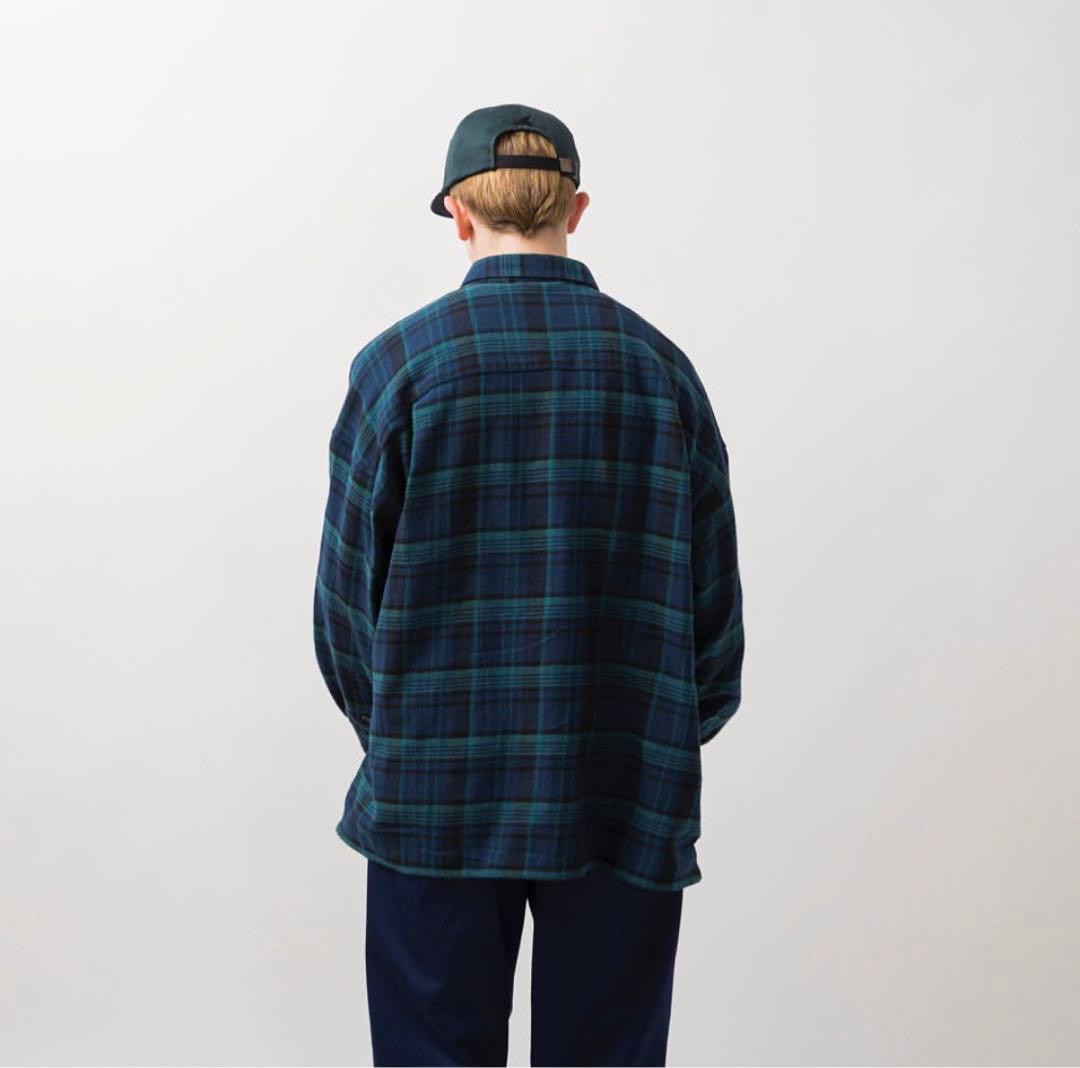 新品未使用 DESCENDANT BASIN BLACKWATCH 長袖シャツS