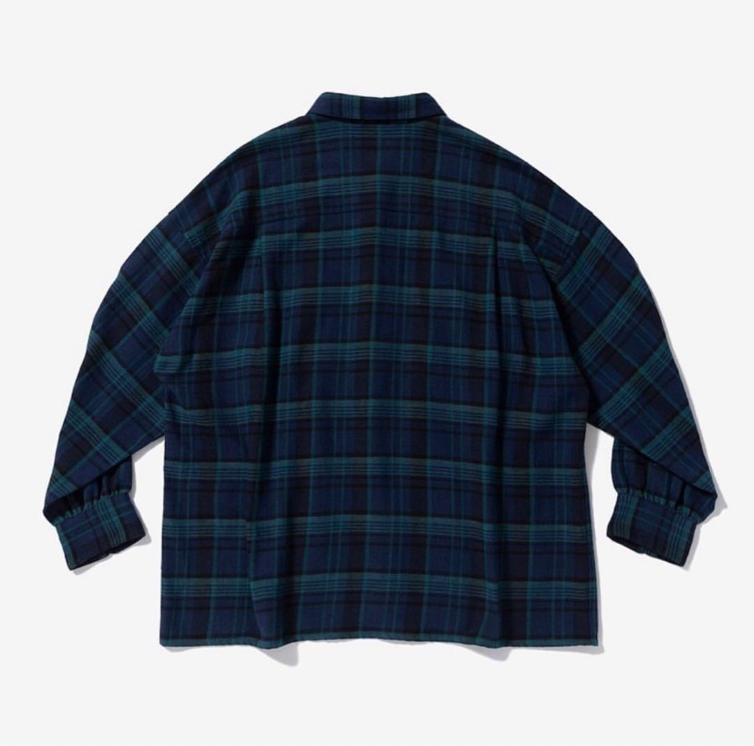 新品未使用 DESCENDANT BASIN BLACKWATCH 長袖シャツS