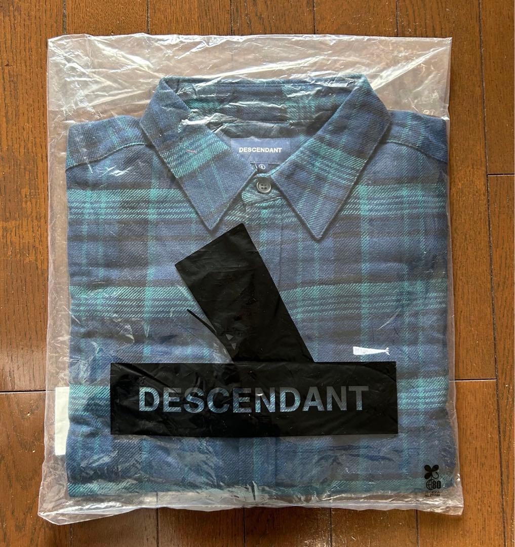 新品未使用 DESCENDANT BASIN BLACKWATCH 長袖シャツS