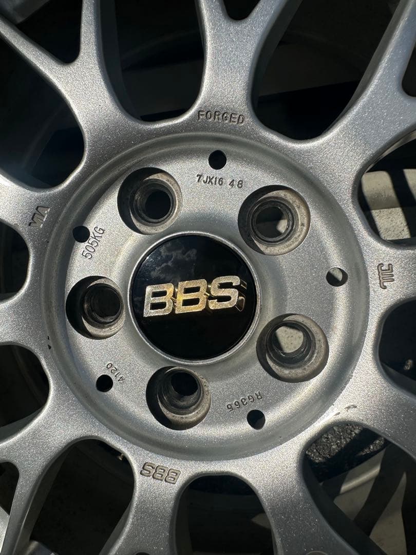 BBSホイール　RG365 16インチ　シバタイヤ