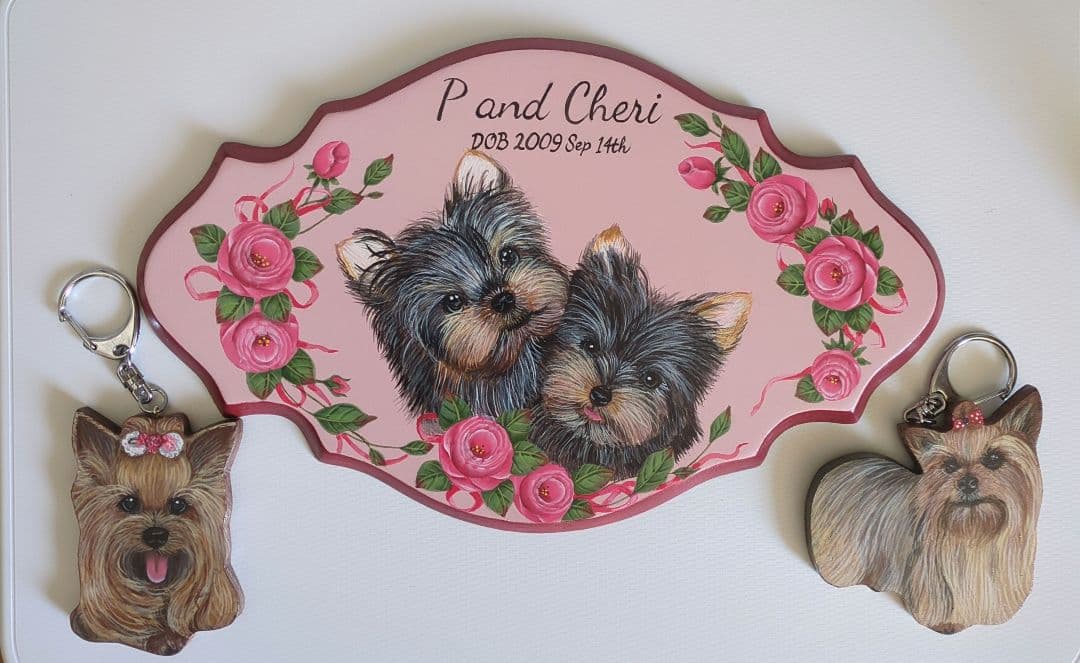 メルロイです　トールペイント作品　似顔絵