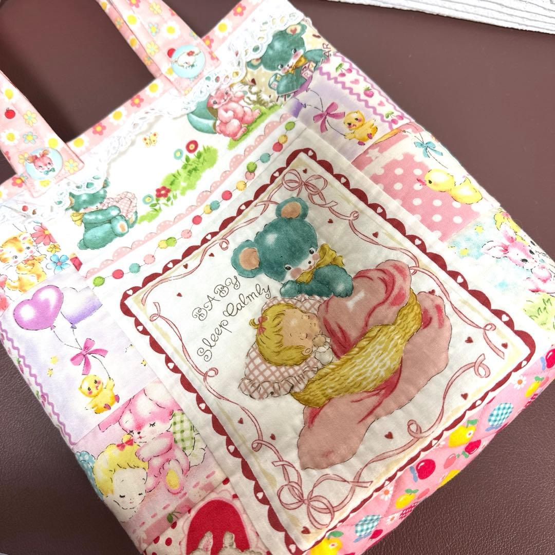 XXXXX様・パッチワークキルトトートバッグ・ハローベイビー