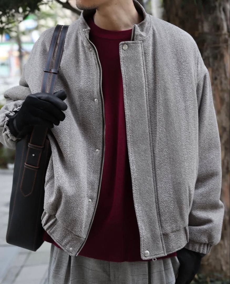 ジャケット・アウター 23AW SEEALL OVERSIZED BOMBER JACKET