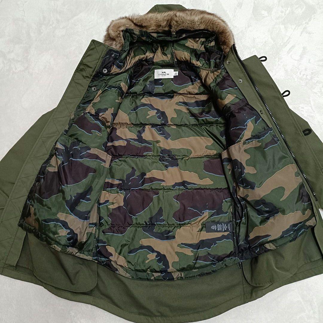 COACH コーチ N-3B モッズコート 3WAY ダウンジャケット カーキ