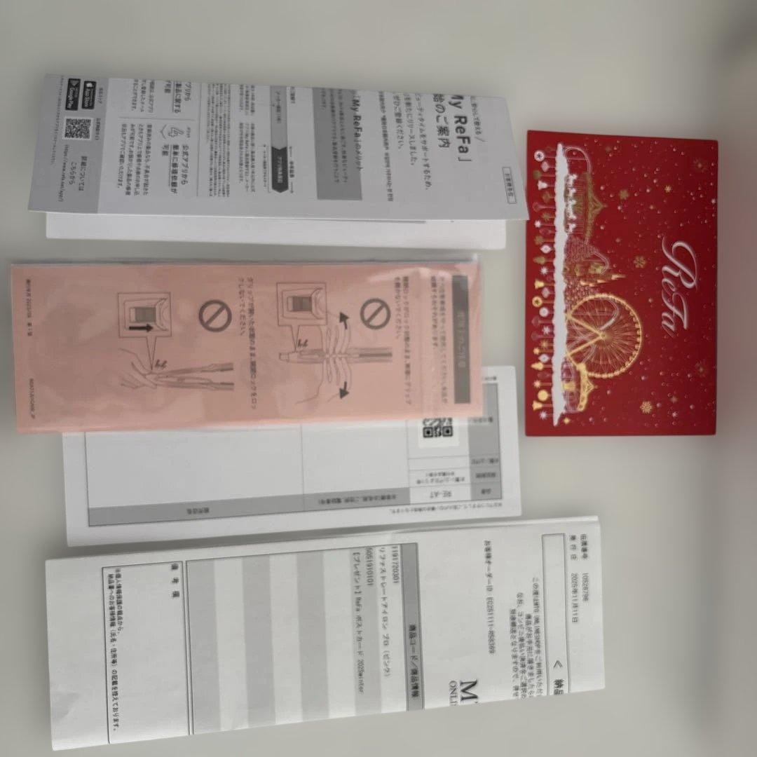 ReFa リファピンク ストレートヘアアイロン　２０２５年11月購入　一年未満