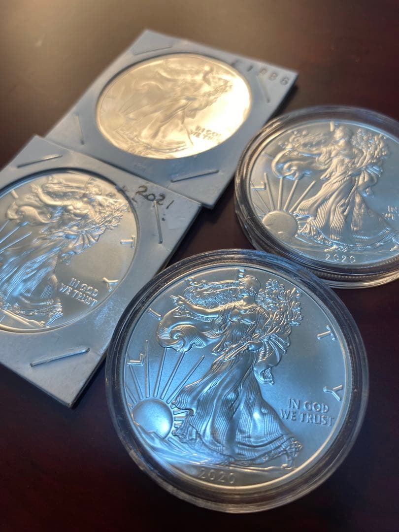 PCGS NCG アンティーク　銀貨　イーグル銀貨
