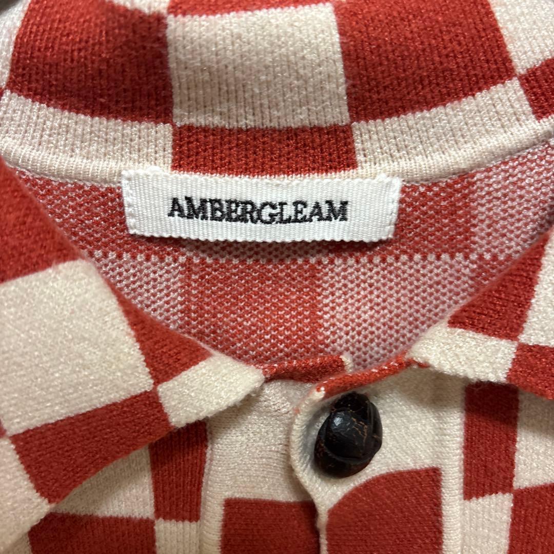 右に錦織AMBERGLEAM チェック柄ジャケット