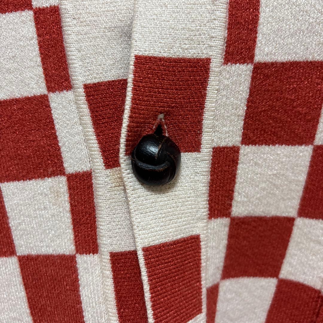 右に錦織AMBERGLEAM チェック柄ジャケット