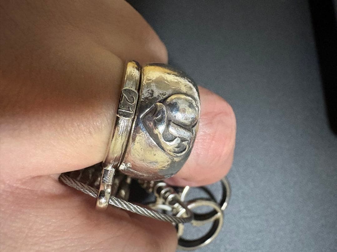 （即配送可）クロムハーツ 21号 ハートインバンド リング