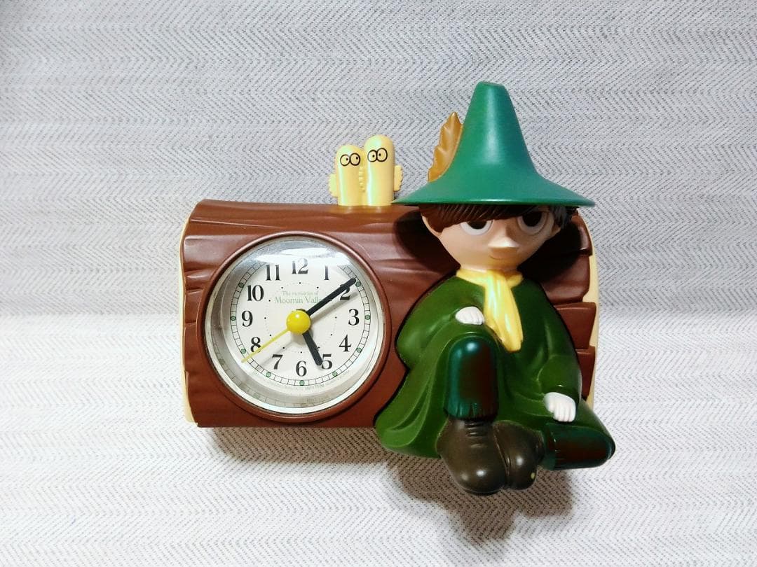 り*ぃ様 レア　スナフキンおしゃべり目覚まし時計　レトロ　インテリア