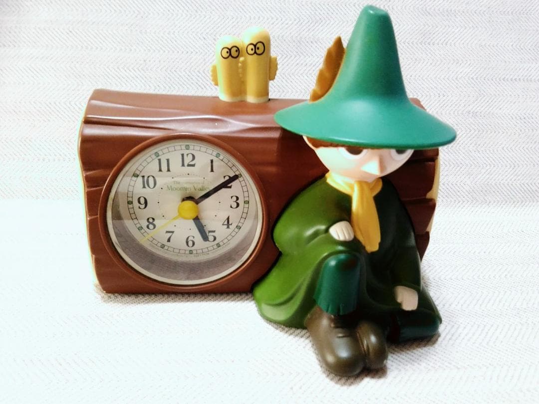 り*ぃ様 レア　スナフキンおしゃべり目覚まし時計　レトロ　インテリア