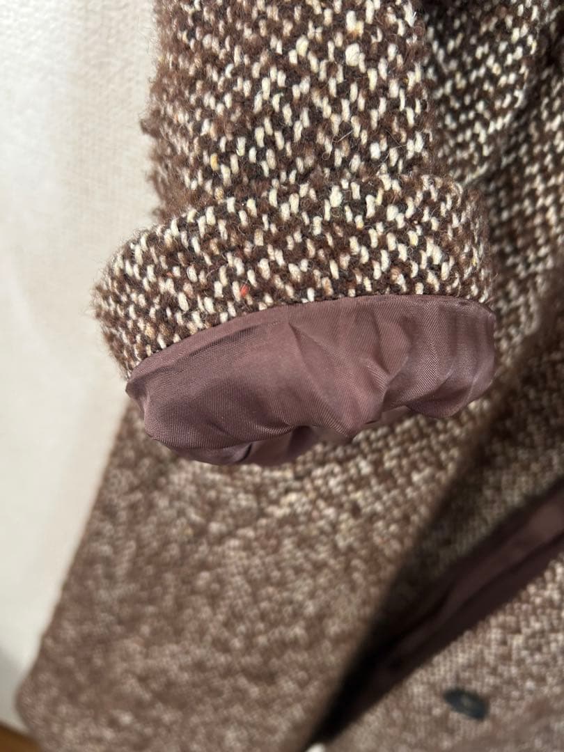 A.P.C アーペーセー　コート　ジャガード　キュプラ　美品　アウター