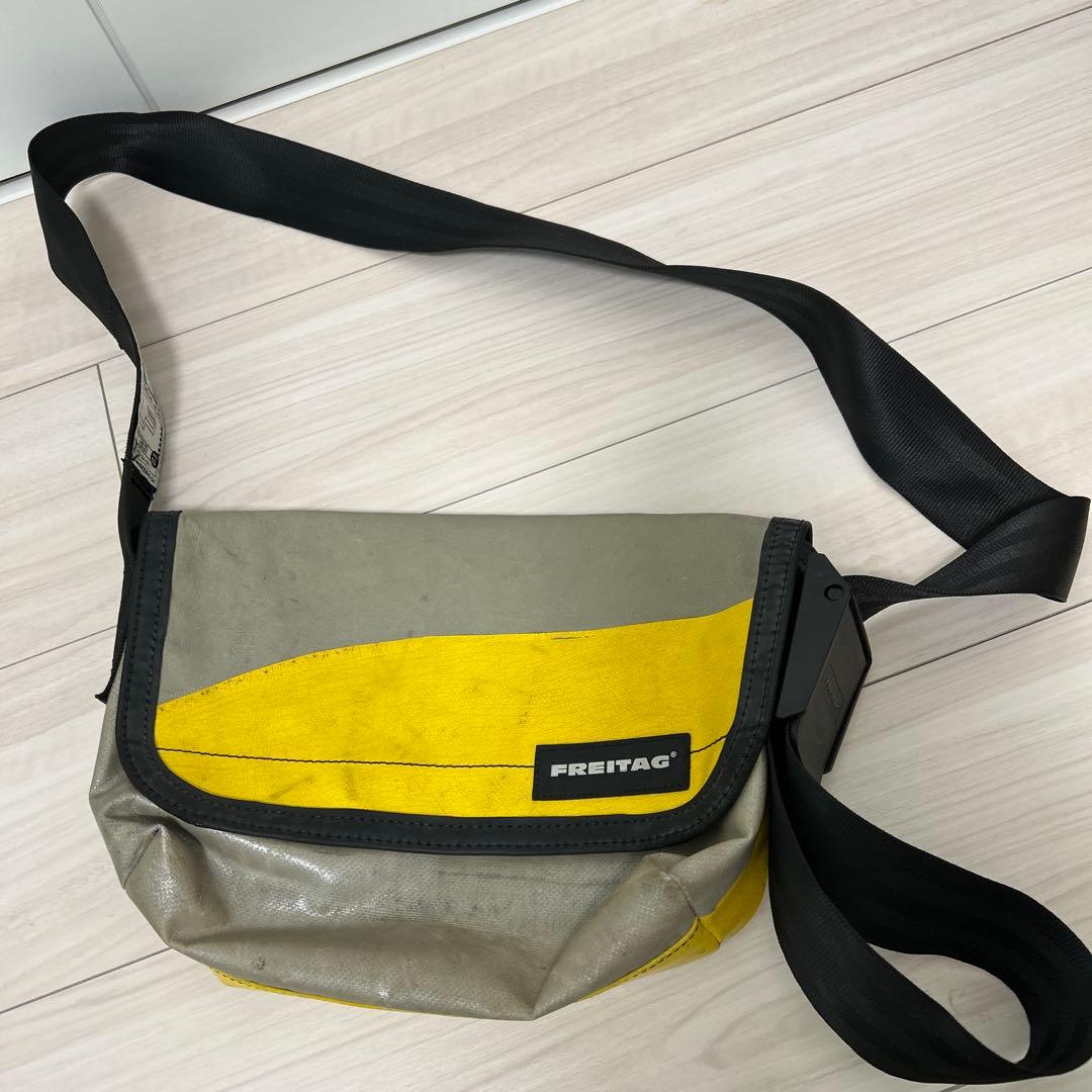 FREITAG メッセンジャーバッグ イエロー/グレー