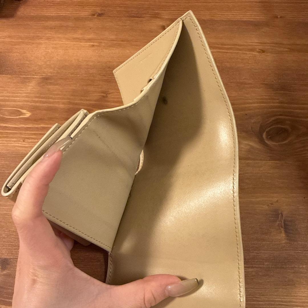 CELINEセリーヌ ベージュ 二つ折り財布