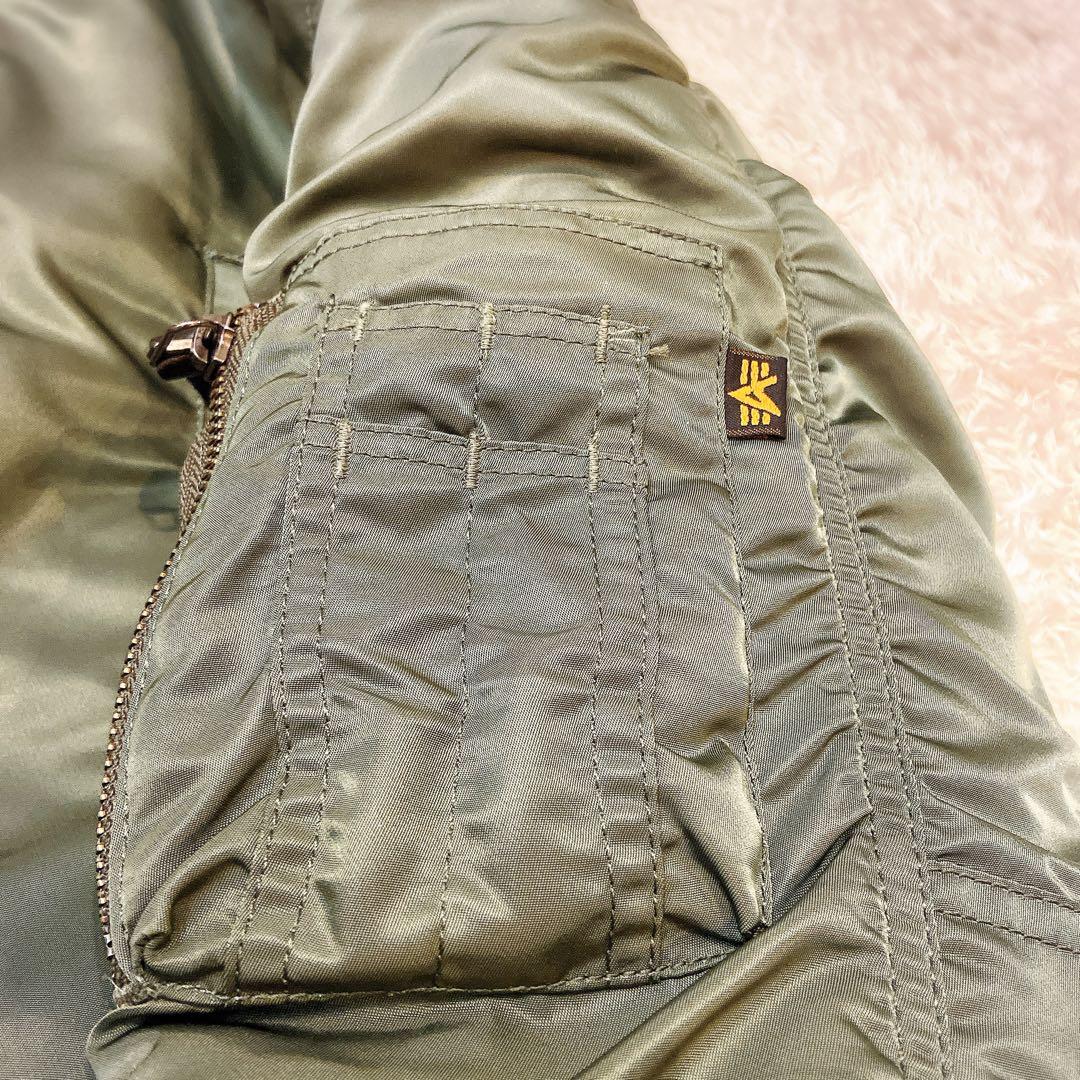 【美品】アルファインダストリーズ セージグリーン N3B フライトジャケット