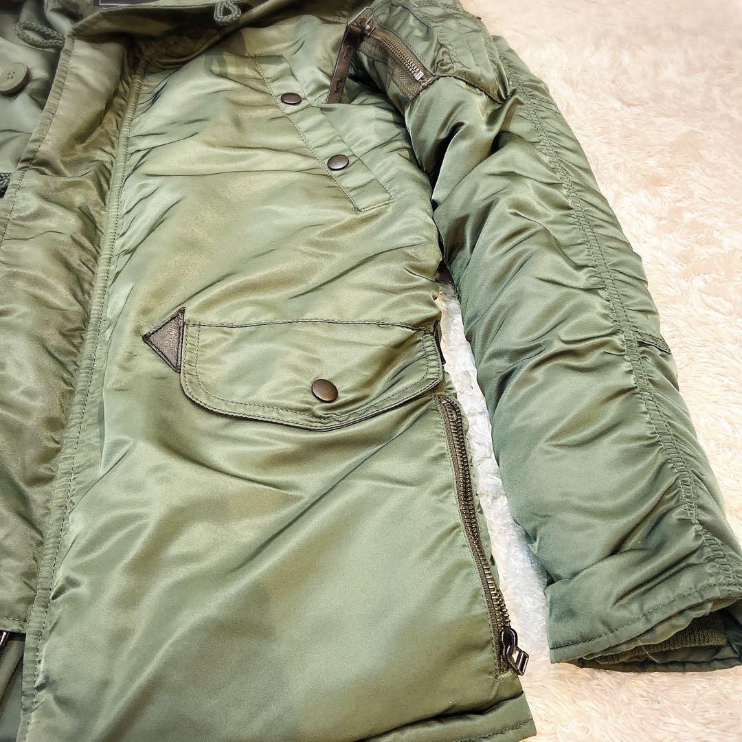 【美品】アルファインダストリーズ セージグリーン N3B フライトジャケット