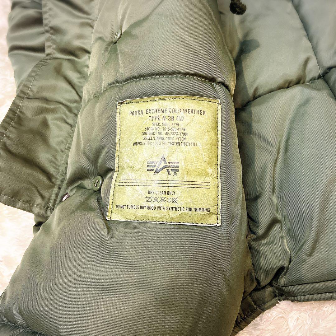【美品】アルファインダストリーズ セージグリーン N3B フライトジャケット