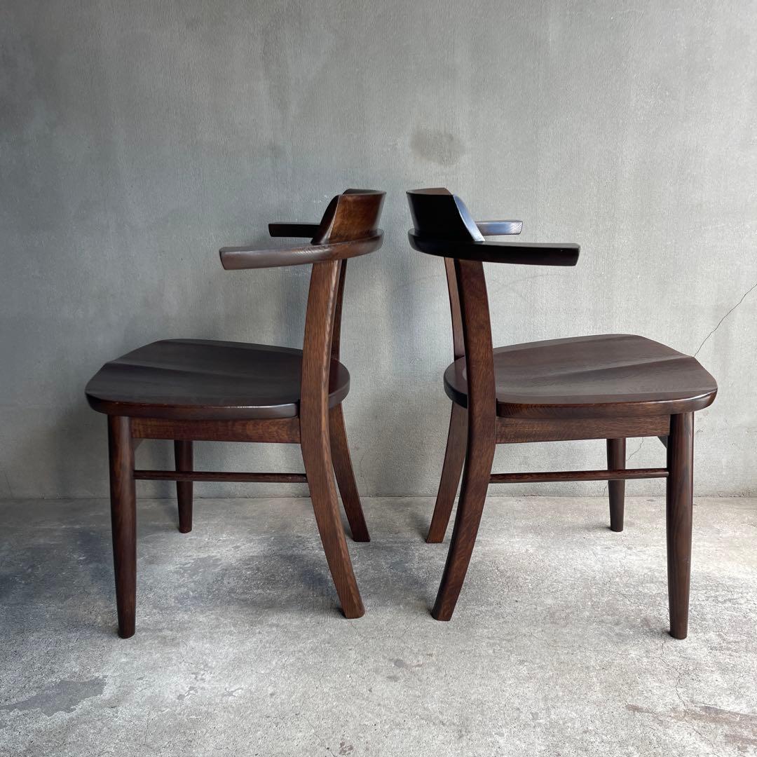 柏木工　ソフィ　アームダイニングチェア　2脚セット