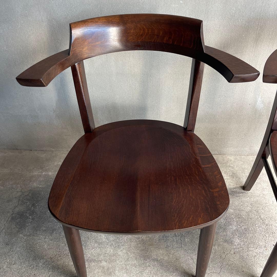 柏木工　ソフィ　アームダイニングチェア　2脚セット