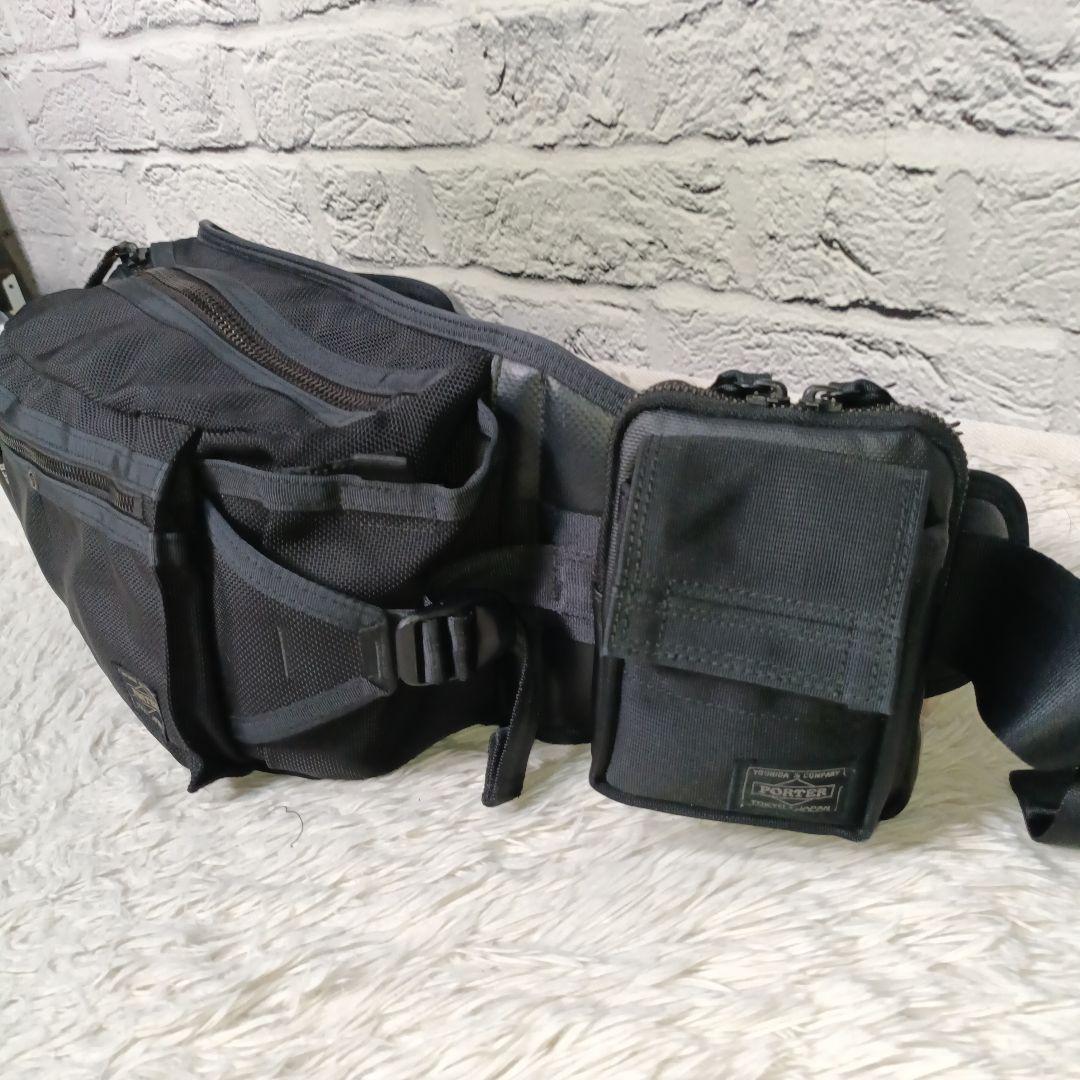 美品■PORTER HEAT ウエストバッグ＋PRISM ポーチ セット 廃盤